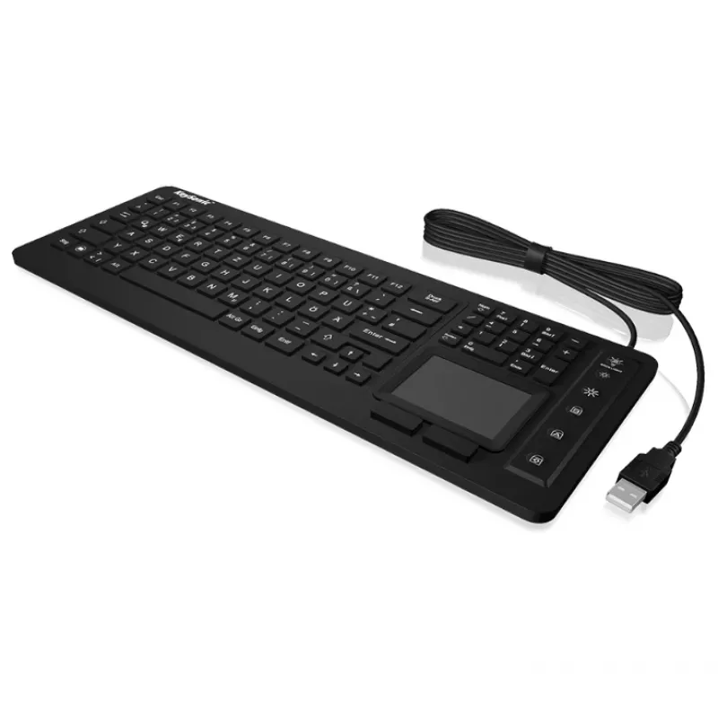 KeySonic KSK-6231 INEL (US) klaviatūra, pramoninė USB QWERTY JAV anglų, juoda