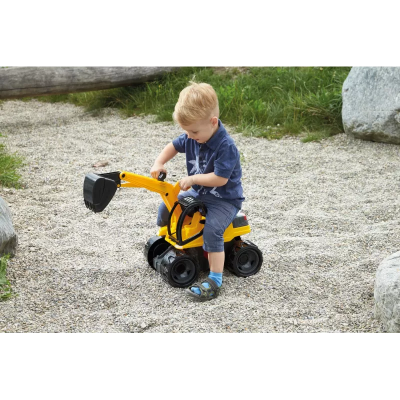 Lena GIGA TRUCKS Ekskavatorius Pro, Ekskavatorius, 3 m., Juoda, Geltona