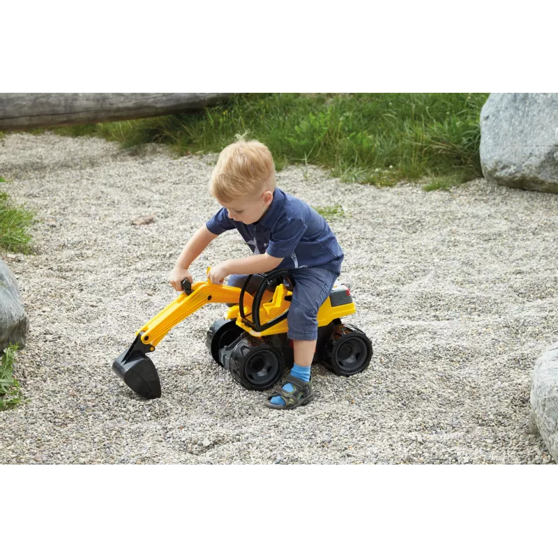 Lena GIGA TRUCKS Ekskavatorius Pro, Ekskavatorius, 3 m., Juoda, Geltona