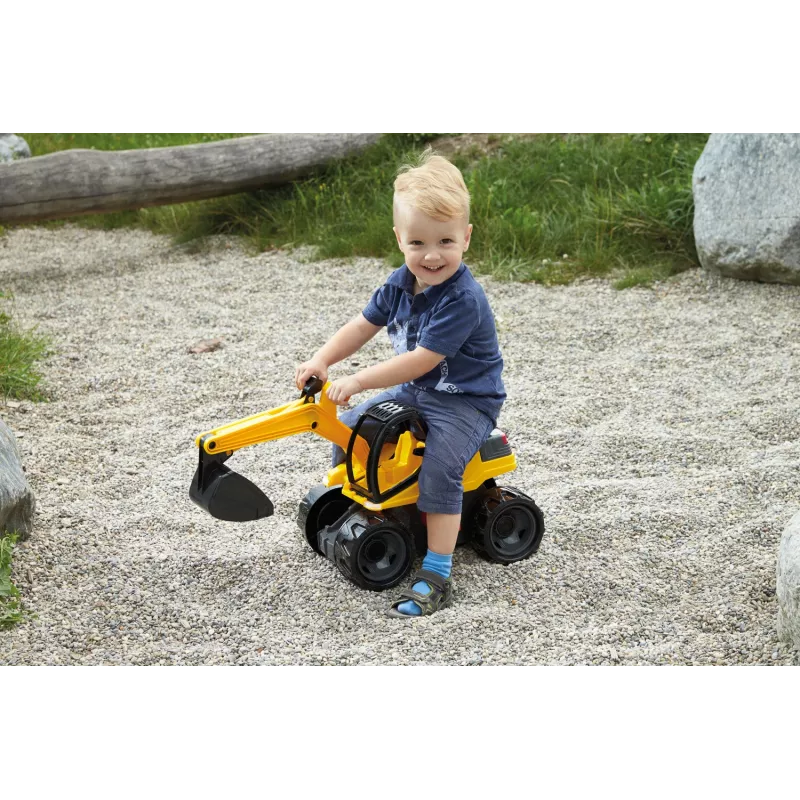 Lena GIGA TRUCKS Ekskavatorius Pro, Ekskavatorius, 3 m., Juoda, Geltona