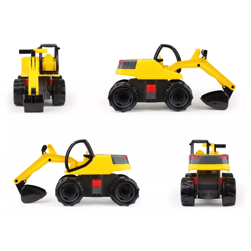 Lena GIGA TRUCKS Ekskavatorius Pro, Ekskavatorius, 3 m., Juoda, Geltona