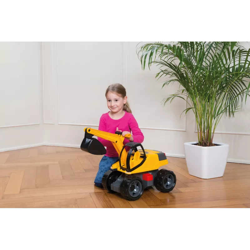 Lena GIGA TRUCKS Ekskavatorius Pro, Ekskavatorius, 3 m., Juoda, Geltona