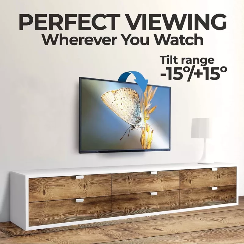 Techly sieninis laikiklis LCD LED 13-30 colių, pilno judesio, baltas
