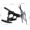Techly 40-80 Ultra plonas Full Motion LCD TV sieninis laikiklis, juodas “ICA-PLB 172L”