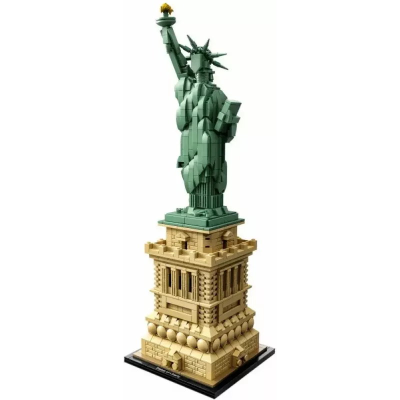 LEGO Architecture Laisvės statula 21042 statybinių kaladėlių rinkinys – 1 685 detalės, išsamus Laisvės statulos modelis
