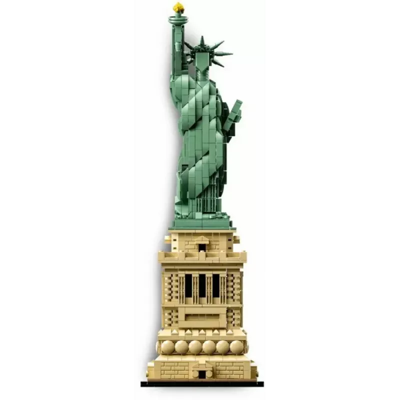LEGO Architecture Laisvės statula 21042 statybinių kaladėlių rinkinys – 1 685 detalės, išsamus Laisvės statulos modelis