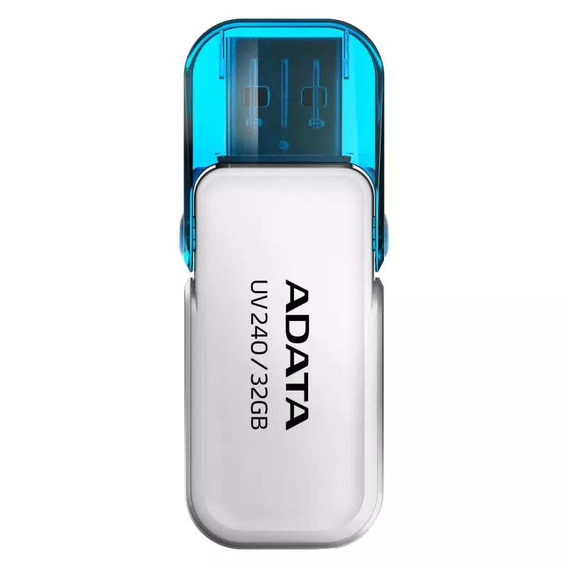 USB atmintinė ADATA UV240 32 GB USB Type-A 2.0, balta, dangtelio formos