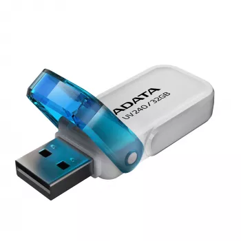 USB atmintinė ADATA UV240 32 GB USB Type-A 2.0, balta, dangtelio formos