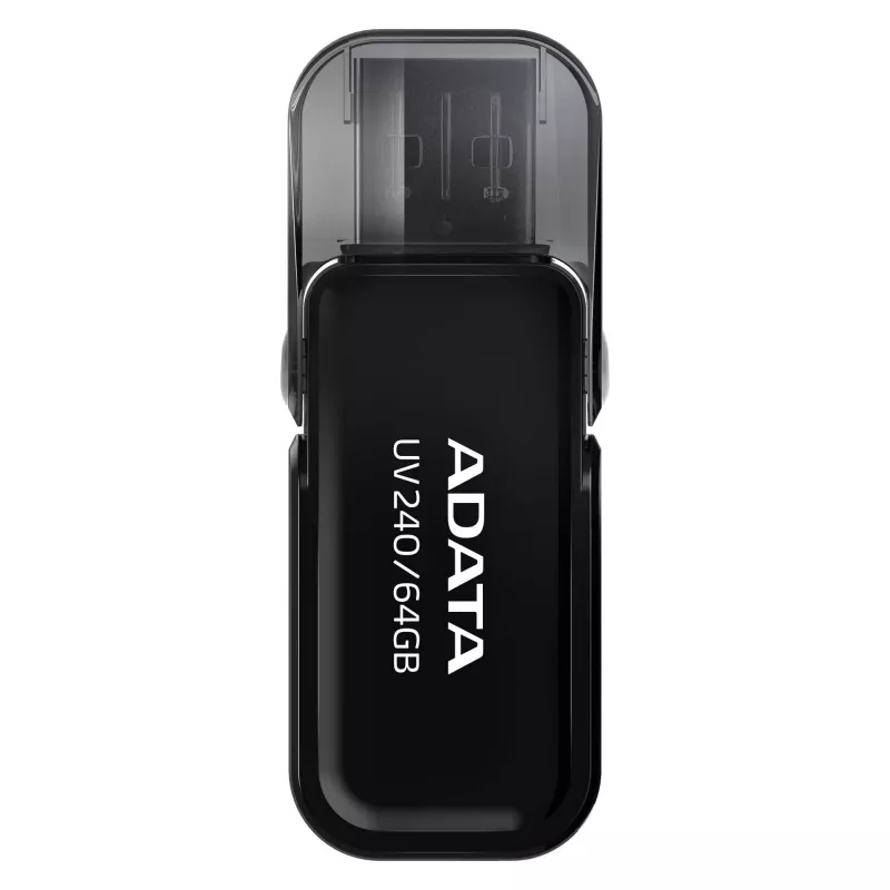 USB atmintinė ADATA USB Type-A 2.0 64 GB UV240, juoda, dangtelio konstrukcija