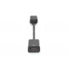 DIGITUS ASSMANN DisplayPort adapterio laidas, DP - HDMI A tipo M/F, 20cm su fiksatoriumi, HDMI Ver. 2.0, aktyvus, CE, auksuotas, juodas