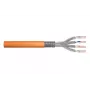 DIGITUS montavimo kabelis - Cat 7 - S/FTP - AWG 23/1 - simplex - 100 m - oranžinis