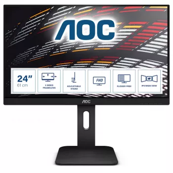 AOC P1 X24P1 kompiuterio monitorius 61 cm (24 colių) 1920 x 1200 pikselių WUXGA LED juodas