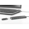 DIGITUS USB 3.0 Hub, 7 prievadų, su 5V/3,5A maitinimo šaltiniu, aliuminio korpusas