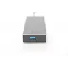 DIGITUS USB 3.0 Hub, 7 prievadų, su 5V/3,5A maitinimo šaltiniu, aliuminio korpusas
