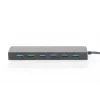 DIGITUS USB 3.0 Hub, 7 prievadų, su 5V/3,5A maitinimo šaltiniu, aliuminio korpusas
