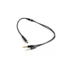 Garso adapteris Gembird CCA-418M 3,5 mm lizdas į 2×3,5 mm kištuką, 0,2 m, juodas