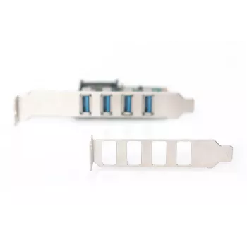DIGITUS USB 3.0, 4 prievadų, PCI-e plėtotės kortelė, 4 prievadai A/F išoriniai, VL805 mikroschemų rinkinys