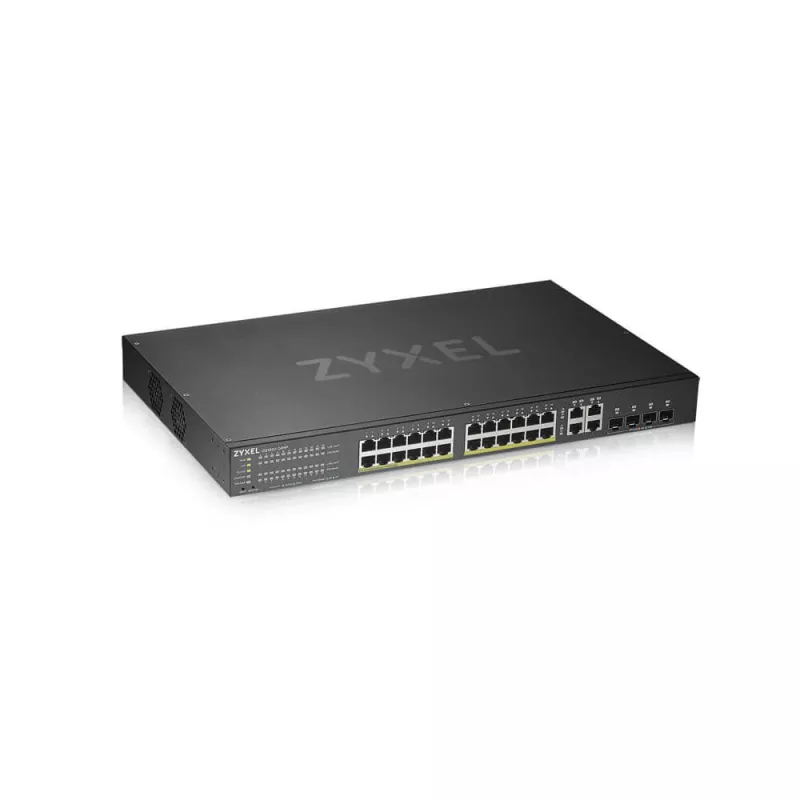 Zyxel GS1920-24HPV2 valdomas „Gigabit Ethernet“ (10/100/1000) „Power over Ethernet“ (PoE) juodos spalvos