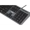 Laidinės klaviatūros ir pelės rinkinys IBOX IKMS606 — pilno dydžio QWERTY UK anglų klaviatūra, USB, juoda, pelė 800 DPI