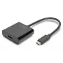 DIGITUS USB Type-C į HDMI adapteris, 4K/30Hz kabelio ilgis: 20cm juodas