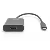 DIGITUS USB Type-C į HDMI adapteris, 4K/30Hz kabelio ilgis: 20cm juodas