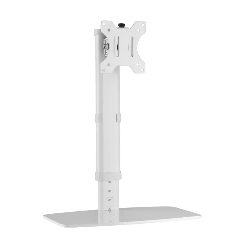 Techly ICA-LCD 260 monitoriaus laikiklis / stovas 68,6 cm (27 colių) Stalinis Baltas