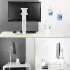 Techly ICA-LCD 260 monitoriaus laikiklis / stovas 68,6 cm (27 colių) Stalinis Baltas