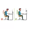 Techly ICA-LCD 260 monitoriaus laikiklis / stovas 68,6 cm (27 colių) Stalinis Baltas