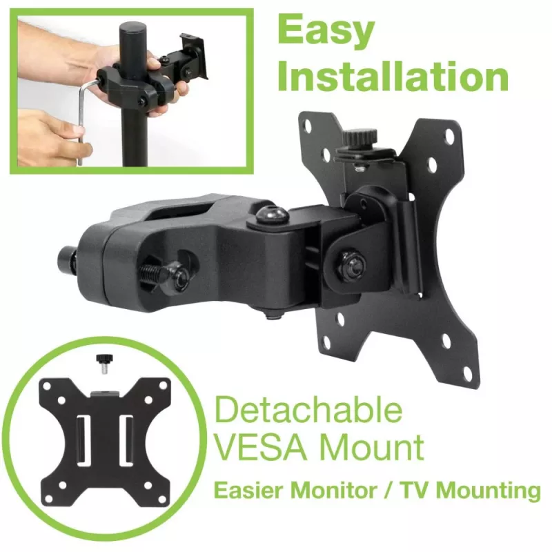 Techly ICALCD100BK stalas, juodas