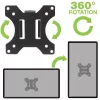 Techly ICALCD100BK stalas, juodas
