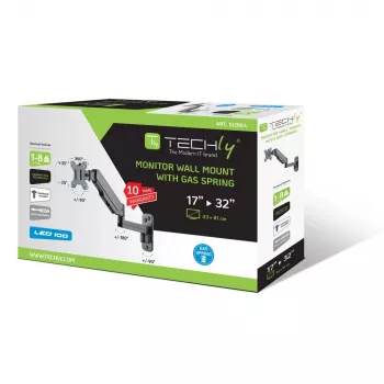 Techly ICA-LCD G112 TV laikiklis/stovas 81.3 cm (32 coliai) Juoda