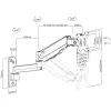 Techly ICA-LCD G112 TV laikiklis/stovas 81.3 cm (32 coliai) Juoda