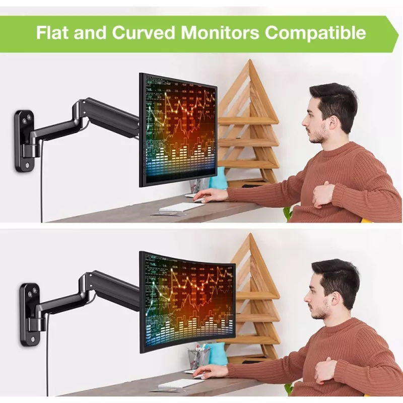 Techly ICA-LCD G112 TV laikiklis/stovas 81.3 cm (32 coliai) Juoda