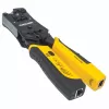 Intellinet Universal Modular Plug Crimping Tool and kabelis Tester, 2-in-1 Crimper and kabelis Tester: Cuts, Strips, Terminates and Tests, RJ45/RJ11/RJ12/RJ22