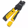 Intellinet Universal Modular Plug Crimping Tool and kabelis Tester, 2-in-1 Crimper and kabelis Tester: Cuts, Strips, Terminates and Tests, RJ45/RJ11/RJ12/RJ22