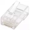 Intellinet RJ45 moduliniai kištukai, Cat5e, UTP, 3 dantukai, kietajam laidininkui, 15 µ auksuoti kontaktai, 100 vnt. pakuotė