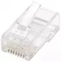 Intellinet RJ45 moduliniai kištukai, Cat5e, UTP, 3 dantukai, kietajam laidininkui, 15 µ auksuoti kontaktai, 100 vnt. pakuotė