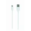 GEMBIRD USB į 8 kontaktų įkrovimo ir duomenų kabelis, 1m - baltas