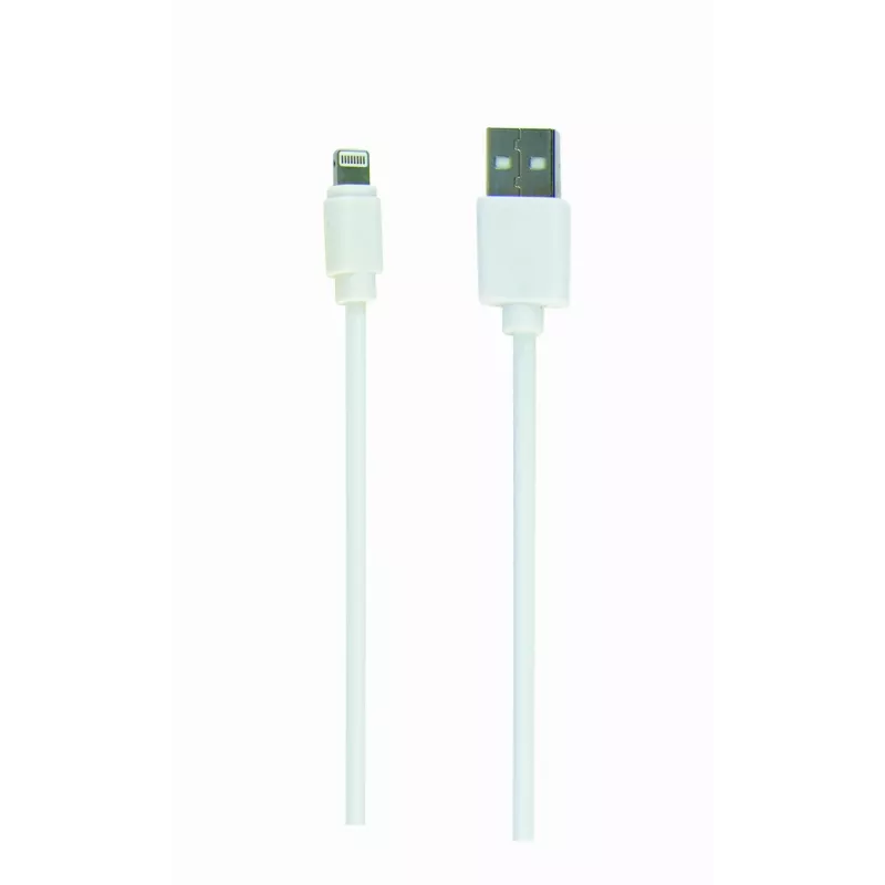 GEMBIRD USB į 8 kontaktų įkrovimo ir duomenų kabelis, 1m - baltas