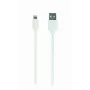GEMBIRD USB į 8 kontaktų įkrovimo ir duomenų kabelis, 1m - baltas
