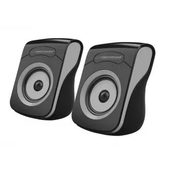 Garsiakalbiai 2.0 USB Flamenco juodi/pilki, EP140KE, 6W