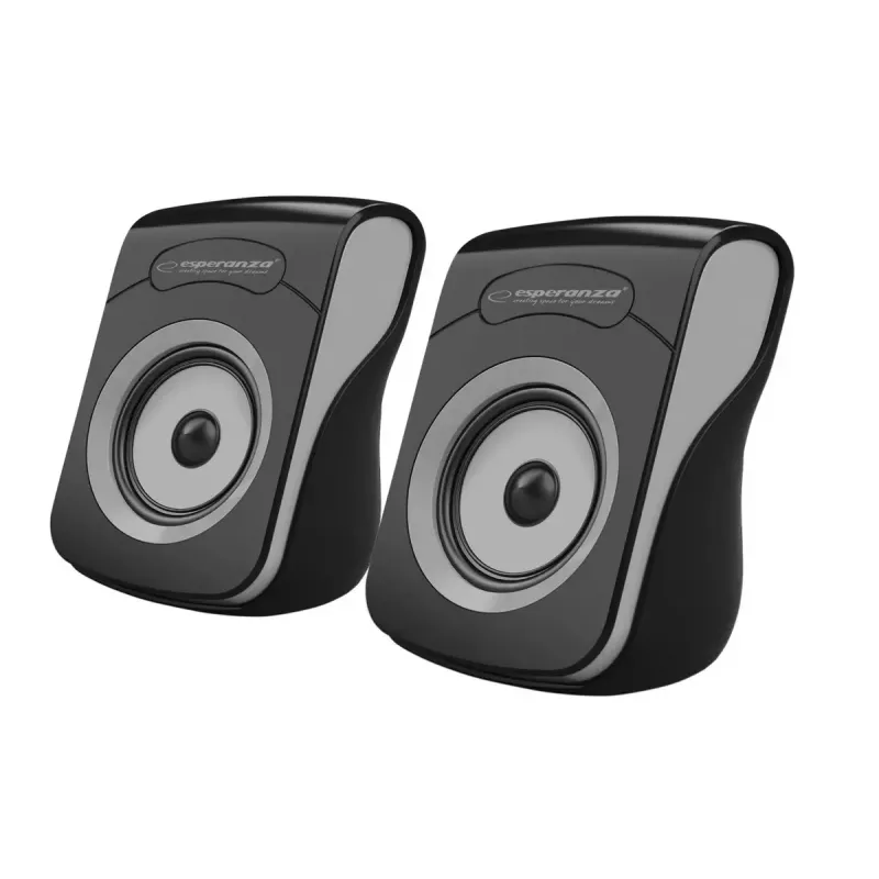 Garsiakalbiai 2.0 USB Flamenco juodi/pilki, EP140KE, 6W