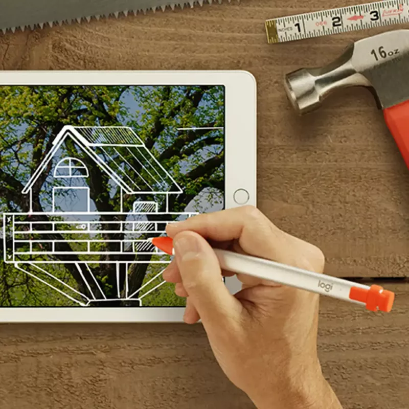 LOGITECH Crayon skaitmeninis pieštukas, skirtas iPad, oranžinė