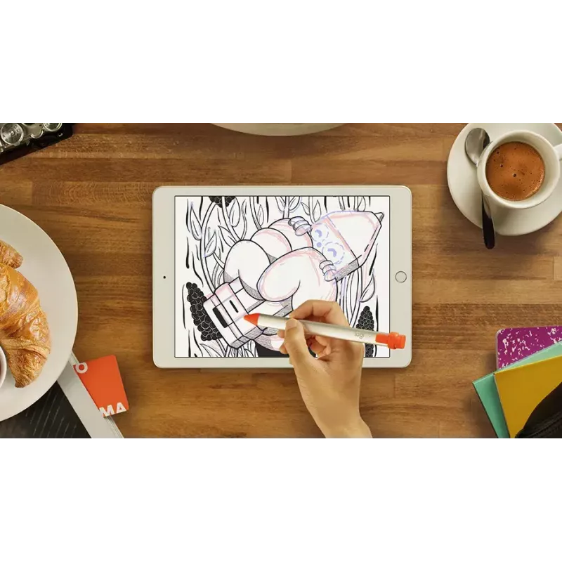 LOGITECH Crayon skaitmeninis pieštukas, skirtas iPad, oranžinė