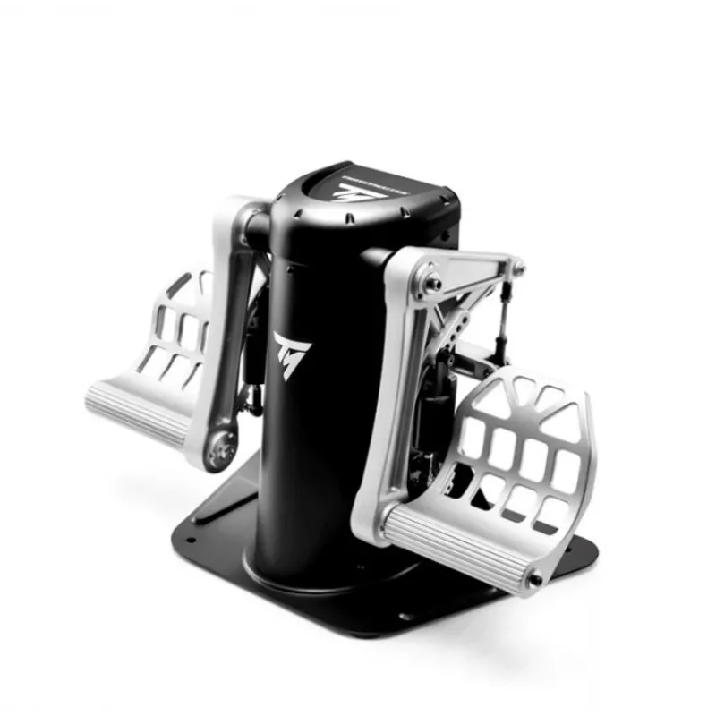 Thrustmaster TPR Rudder Juoda, Sidabrinė USB Flight Sim Analogue PC