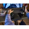 Thrustmaster TPR Rudder Juoda, Sidabrinė USB Flight Sim Analogue PC