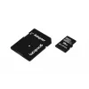MicroSDHC atminties kortelė GOODRAM 16 GB Class 10 UHS-I (U1), skaitymas 100 MB/s, rašymas 10 MB/s, apsaugota nuo magnetų, su SD adapteriu