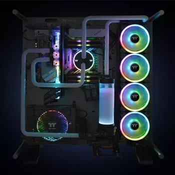 Thermaltake Riing Trio 12 LED RGB radiatoriaus ventiliatorius, TT Premium Edition