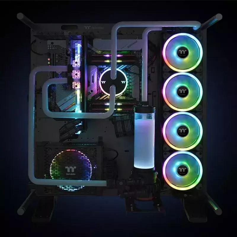 Thermaltake Riing Trio 12 LED RGB radiatoriaus ventiliatorius, TT Premium Edition