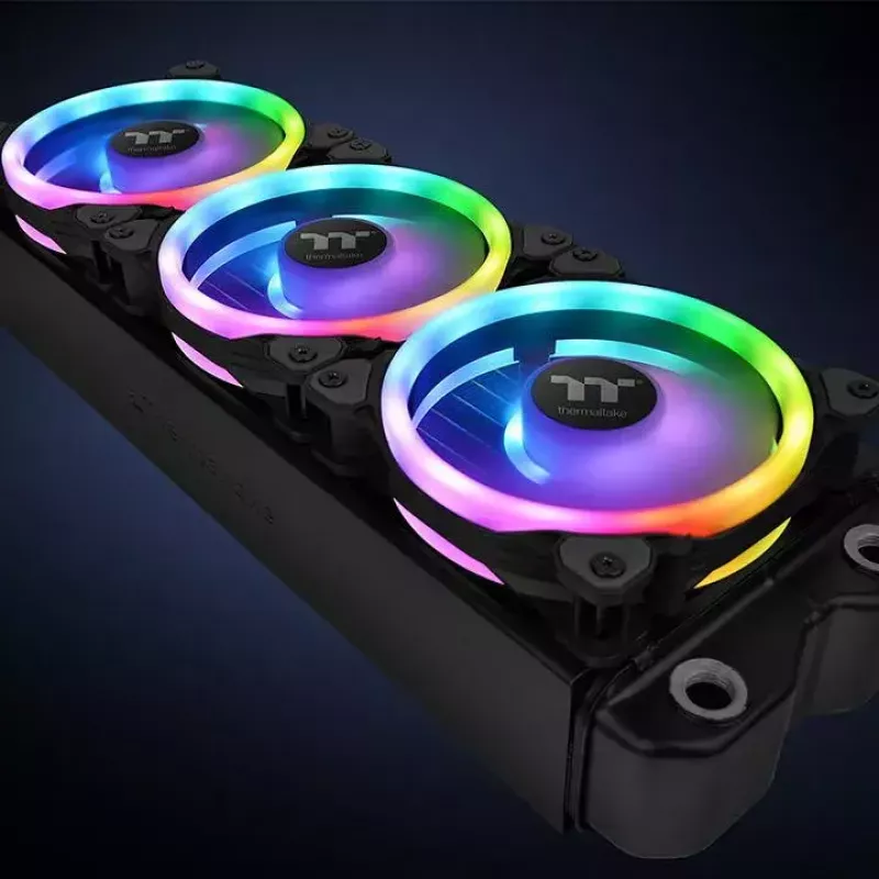 Thermaltake Riing Trio 12 LED RGB radiatoriaus ventiliatorius, TT Premium Edition